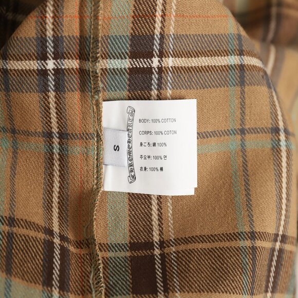 Chrome Hearts Flannel Sword Check Shirt - Picture 9 of 9